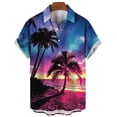 thumbnail image 2 of Camisas hawaianas de verano para hombre, camisas con estampado 3D para vacaciones en la playa, blusas casuales de manga corta para hombre, 2 of 5