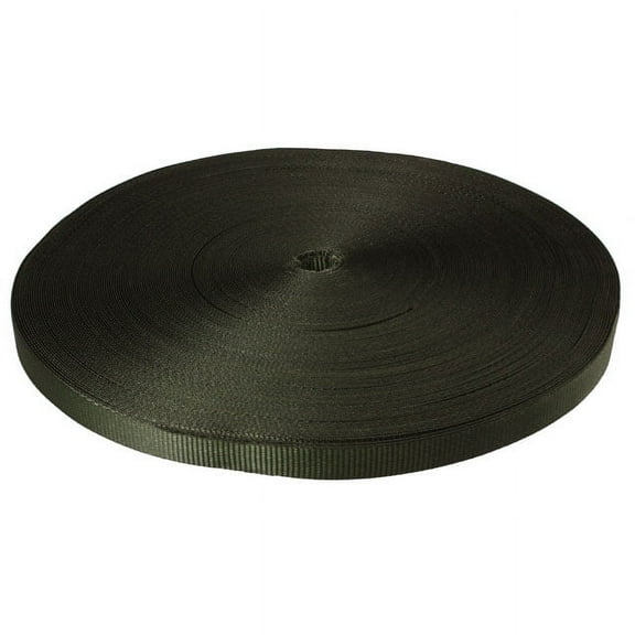 1" x 300' 4.5K Polyester Cargo Webbing - Olive Drab
