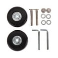 thumbnail image 3 of Kokiya 2x Luggage Suitcase Wheels Replacement Universal Rubber Strong Bearing Capacity 54mm, 3 of 9