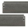 thumbnail image 4 of Set of 2 Modern Wall Mounted Coat Hook with 4 Hooks (Rustic Gray), 4 of 7