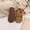 Brown, variant on Walking Sandals Boys Girls Faux Leather Anti-Slip Adjustable Buckle Comfortable Beach Sandals Open Toe Low Heel Khaki 1.5(34)