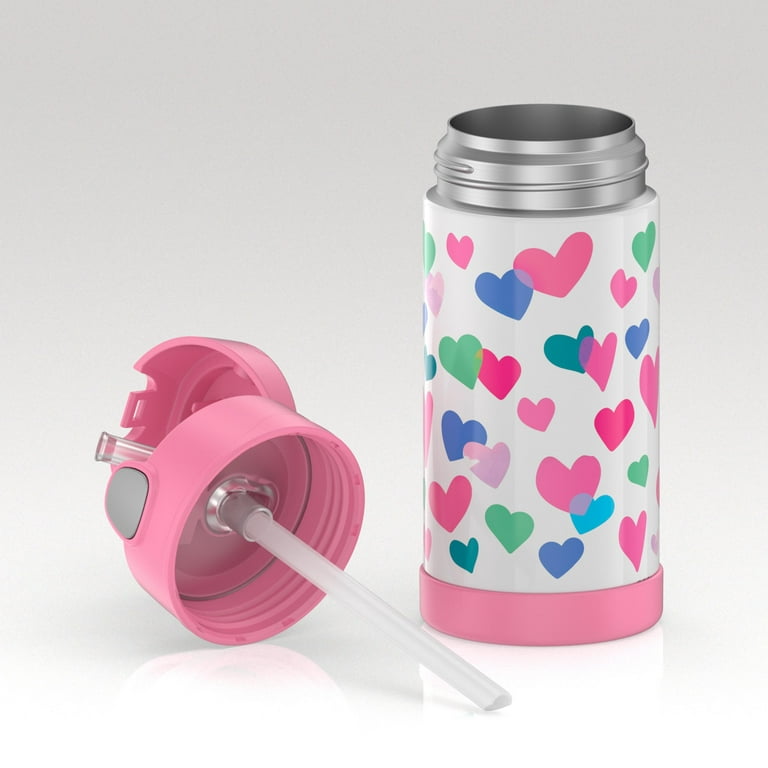 Thermos Stainless Steel Funtain Bottle with Straw - Barbie - 12 fl oz