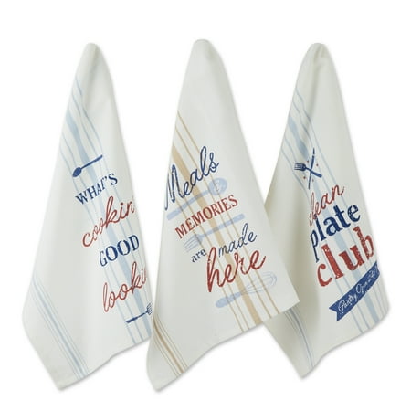 

Asst What S Cookin Printed Dishtowel (Set of 3)