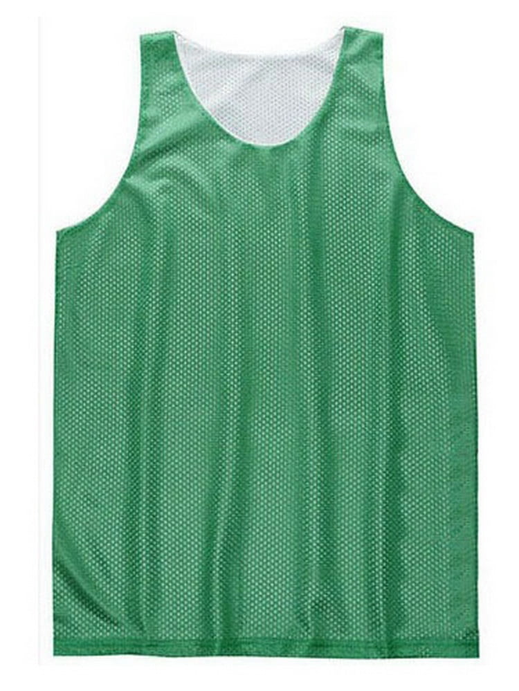 green and white reversible jersey