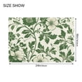thumbnail image 4 of Yayeee Bath Rug for Bathroom Floor Non Slip Rectangle Fluffy Soft Absorbent Mat, 16"x24", Green Floral, 4 of 7