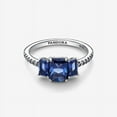 thumbnail image 4 of PANDORA Anillo Timeless 192389C01-50 tres gemas, 4 of 5