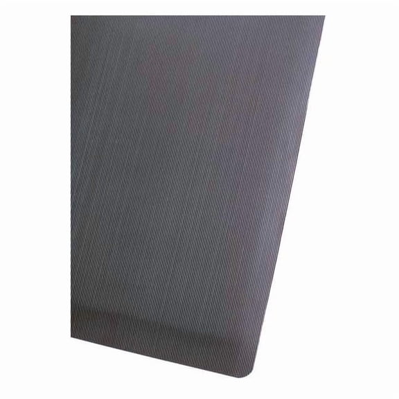 Antifatigue Mat, 3 ft. L x 2 ft. W, 1" Thickness, Vinyl, Corrugated, Black