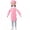 pink, variant on AUQ Kids Chef Hat and Apron,Form-Fitting Style Toddler Apron,Polyester Fiber Waterproof Apron,Pink