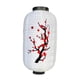thumbnail image 2 of Lámpara de tela japonesa con forma de farol, lámpara colgante oriental para el hogar, cumpleaños BlancoCuerpoPequeñoFlor, 2 of 9