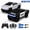 Silvery+Black, variant on Funtogether Toys Remote Control Car, 1:24 Scale RC Truck with LED Lights and Rechargeable Battery, Silver