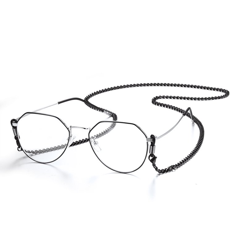 ChainsProMax Men's Long Eyeglass Chain Necklace with Ends Holder