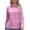 Hot Pink, variant on Dursoulink Long Sleeve Blouses for Women V Neck Slim Button Down Shirts with Loose Casual Summer Design