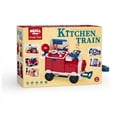 thumbnail image 6 of 3-in-1 Kids Ride-On Train and Pretend Play Kitchen Set, Toddler Construction Toy with Realistic Cookware Accessories, Ages 2-5, 6 of 6