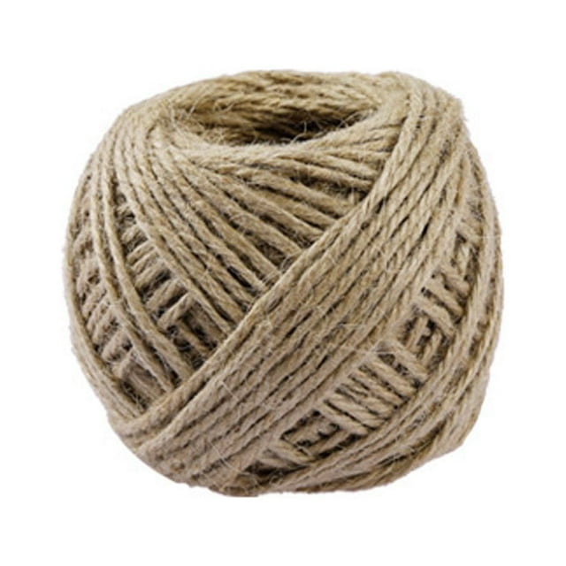 Ikeay Clearance Item Rope 40M Natural Brown Jute Hemp Rope Twine String Cord Shank Craft String Diy Making Brown