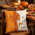 thumbnail image 4 of Pumpkin Pillow Covers 18x18 Double Sided Print Fall Decor Cushion Covers for Sofa Thanksgiving Home Decor by OVFUIZ, 4 of 6