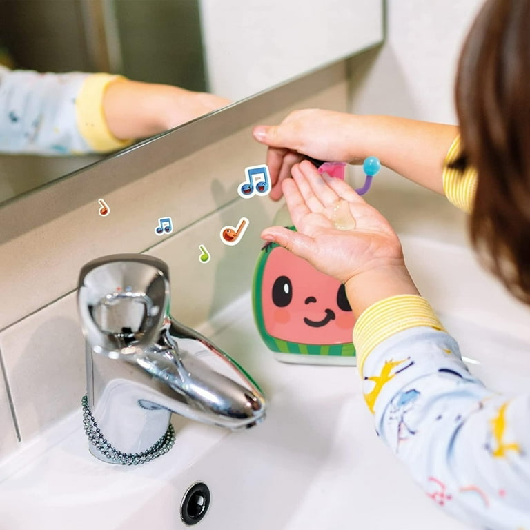 CoComelon Kids Bathroom Decor: Soap Dispenser & Toothbrush