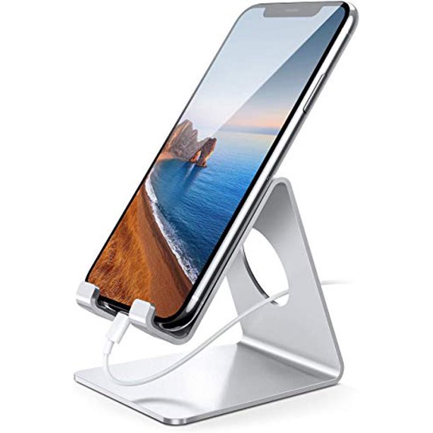 Lamicall Cell Phone Stand, Desk Phone Holder Cradle, Compatible with ...