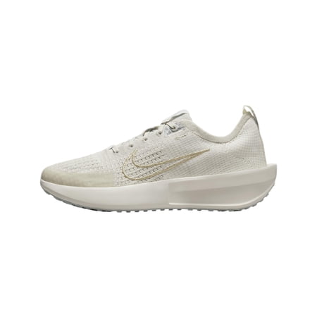 Nike Interact Run Women's Road Running Shoes (FD2292-009, Light Bone/Sail/Phantom/Metallic Gold) Size 7