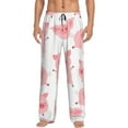 thumbnail image 2 of Picia Kawaii Pigs Mens Soft Woven Cotton Elastic Waistband Sleep Pajama Pant Lounge Sleep Pant With Pockets And Drawstring-Small, 2 of 9