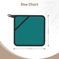 thumbnail image 3 of Disketp Teal Pot Holders Kitchen Insulation Mats Heat Resistant Pot-Holder Oven Anti-Scald Pads for Cooking Baking, 7.1*7.1inch, 3 of 8