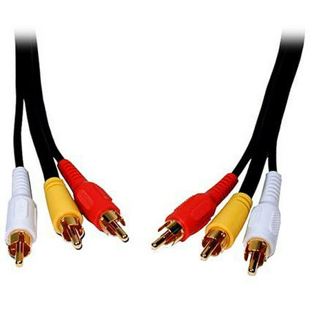 Comprehensive Cable 15' Standard Series General Purpose 3 RCA Video Cable