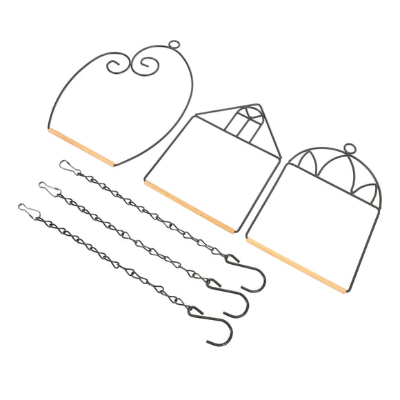 SUPVOX Support Portable pour Oiseaux - Perchoir en Fer pour Colibris pour Entraînement en Plein Air - 3 Pcs Accessoires de Gym Durables pour Jeux d'Oiseaux