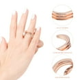 thumbnail image 3 of MasteelfCA 1 Set/6PCS Delicate Ring Decor Rhinestone Inlaid Hollow-out Ring Toe Ring, 3 of 8