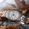 thumbnail image 6 of BERNY Automatic Watches for Men Military Sport Titanium Field Watch with Date Sapphire Crystal Luminous Fashion Analog Mechanical Watch 100M Waterproof Army Tactical Casual Wristwatch (White), 6 of 9