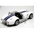 thumbnail image 4 of 5" Kinsmart 1965 Shelby Cobra 427 S/C Diecast Model Toy Car 1:32 White, 4 of 4