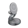 thumbnail image 2 of Yinanstore Support de Chargeur Sans Fil Portable pour Table, Léger, Robuste, Ajustable, Gris, 2 of 8