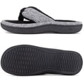 thumbnail image 3 of Women's Foam Thong Adjustable Terry Flip Flop Slippers, 3 of 6