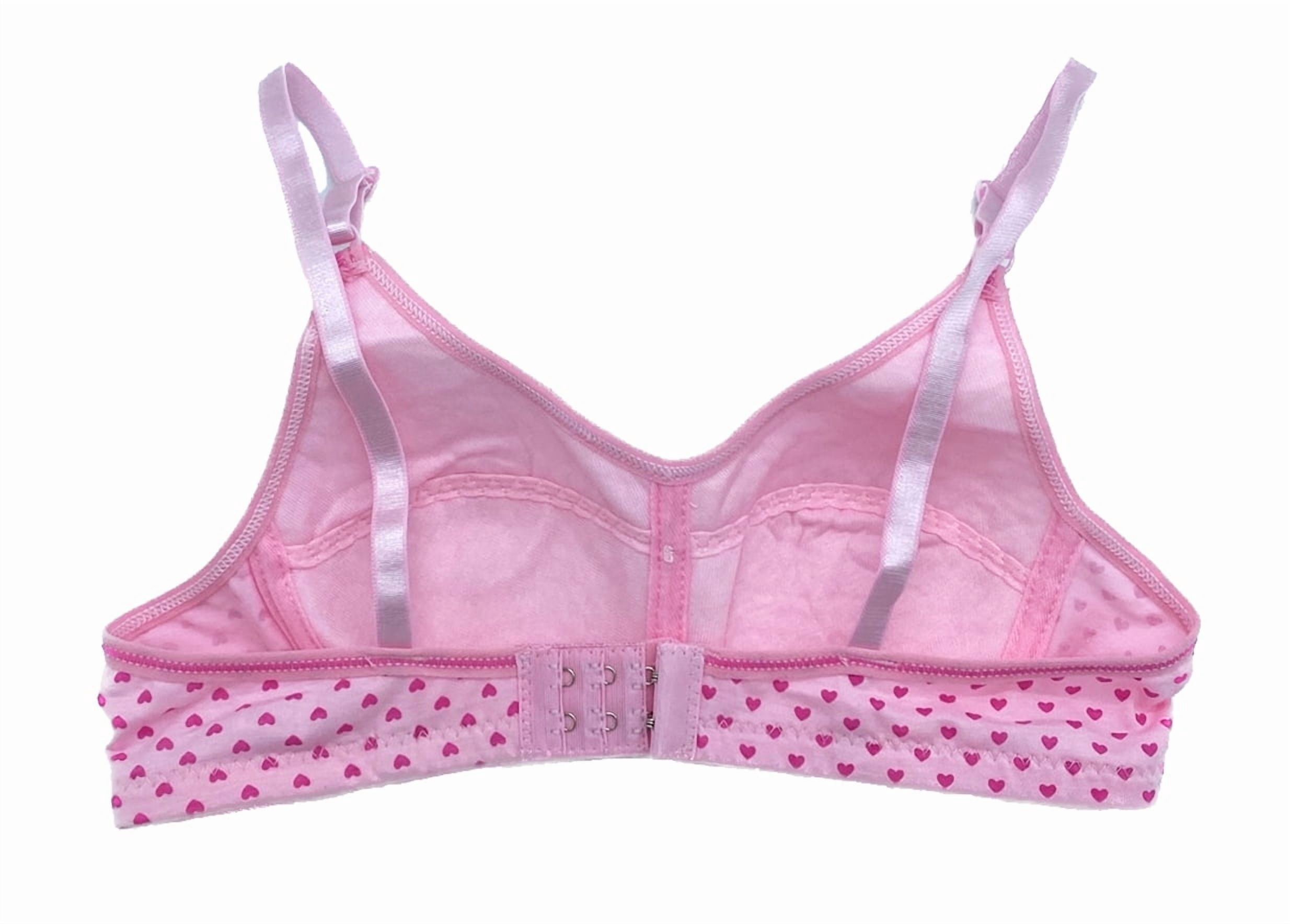 Iheyi 6 pieces Girl's Cotton Wire Free Junior Training Bra A Cup  36A (6271-50L5)