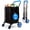 Blue, variant on SereneLife Large Folding Utility Shopping Cart with Removable Liner – Heavy Duty, 360° Swivel Wheels, 70 lb Capacity, Portable for Groceries, Laundry, Luggage, and More(Blue)
