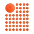 thumbnail image 1 of Mosiee 50 Pcs Perles Convexes Baffle Plates Type Tarte Groupe de Pêche, 1 of 9