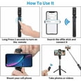 thumbnail image 3 of Selfie Stick Tripod Remote Desktop Stand Cell Phone Holder For iPhone Samsung US, 3 of 14