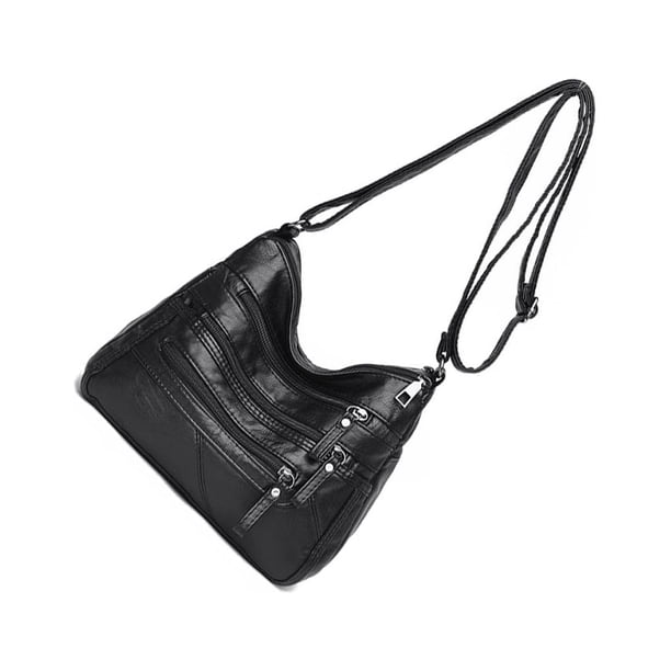 Sonducket Bolso cruzado elegante para mujeres adultas para oficina y restaurante bolsos cruzados para mujeres bolso de diseñador de lujo Bolsas de mensajero y de hombro negro 1