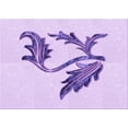 thumbnail image 1 of Ahgly Company Indoor Rectangle Patterned Tyrian Purple Area Rugs, 4' x 6', 1 of 6