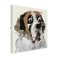 thumbnail image 2 of Trademark Fine Art 'Saint Bernard Abstract' Canvas Art by Michel Keck, 2 of 3