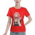 thumbnail image 1 of T-Shirt Basique à Manches Courtes pour Femmes Demon Slayer Lame Temple Ganlu Mili, 1 of 6
