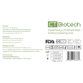 thumbnail image 3 of CTBiotech Nitrile Exam Gloves - FDA Approved (Pack of 500) Small, 3 of 3