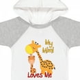 thumbnail image 4 of Inktastic My Mimi Loves Me Giraffe Boys or Girls Baby Bodysuit, 4 of 5