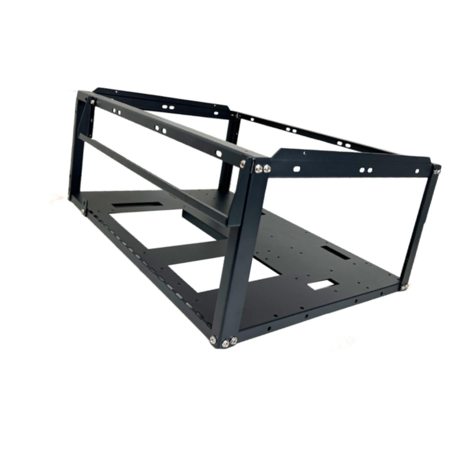 Wzmzjy DIY Gaming Computer Case Stackable Rack for EATX/ITX Motherboards Portable Easy