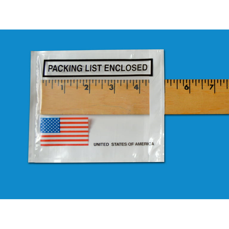 MT Products 6.5 x 10 Clear Envelope / Shipping Label Sleeves - Pack of 100