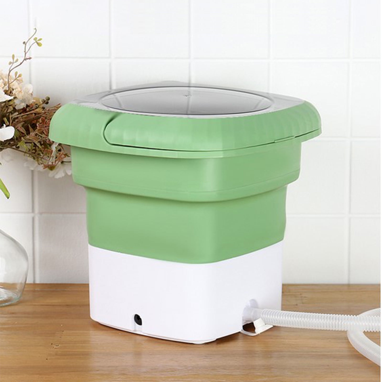 Portable Washing Machine Foldable Mini Washing Machine Small Washing Machine For Underwear Baby Clothes Suitable For Apartments Dormitories Camping Travel Christmas Decorations On 2024