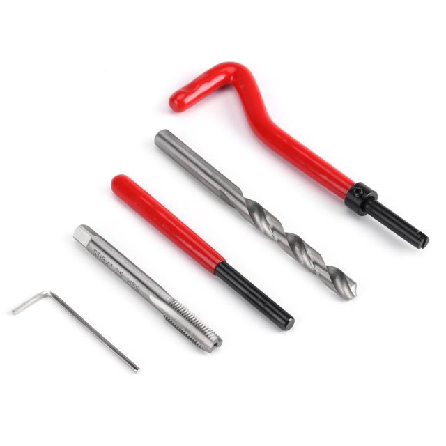 Herwey Kit de Réparation de Filetage 30 Pcs M5/M6/M8 Compatible avec Outil à Main pour Réparation Automobile, Insert de Réparation de Filetage, inserts de Filetage