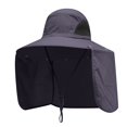 thumbnail image 3 of ManxiVoo Outdoor Wide Brim Bucket Sun Hat with Neck Flap for Fishing and Summer Travel Activities, 3 of 3