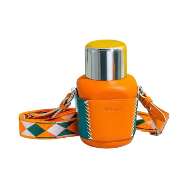 Botella de agua Wosthever de acero inoxidable 420 ml color naranja