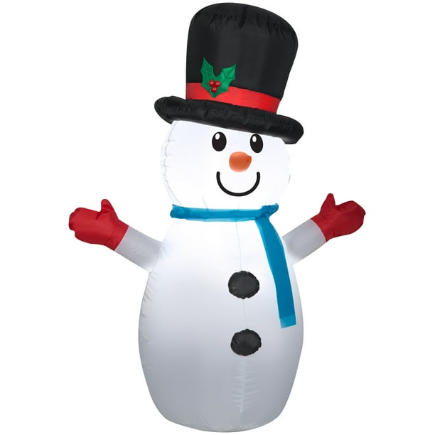 Holiday Time 4 FT Snowman Inflatable by Gemmy Industries