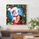 thumbnail image 2 of Cuadros Decorativos Calcetín de Navidad gato 5D DIY taladro redondo completo dibujo Kit diamante pintura regalo JShteea Nuevos Originales, 2 of 9