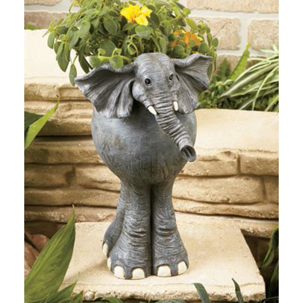 Safari Animal Planters (Elephant) - Walmart.com - Walmart.com